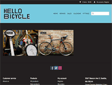 Tablet Screenshot of hellobicycle.com